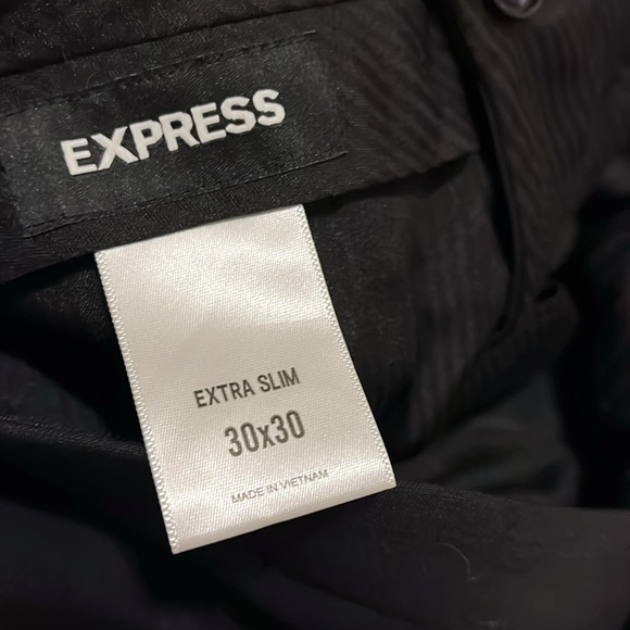 Express extra slim modern wool blend suit pants - Picture 2 of 2